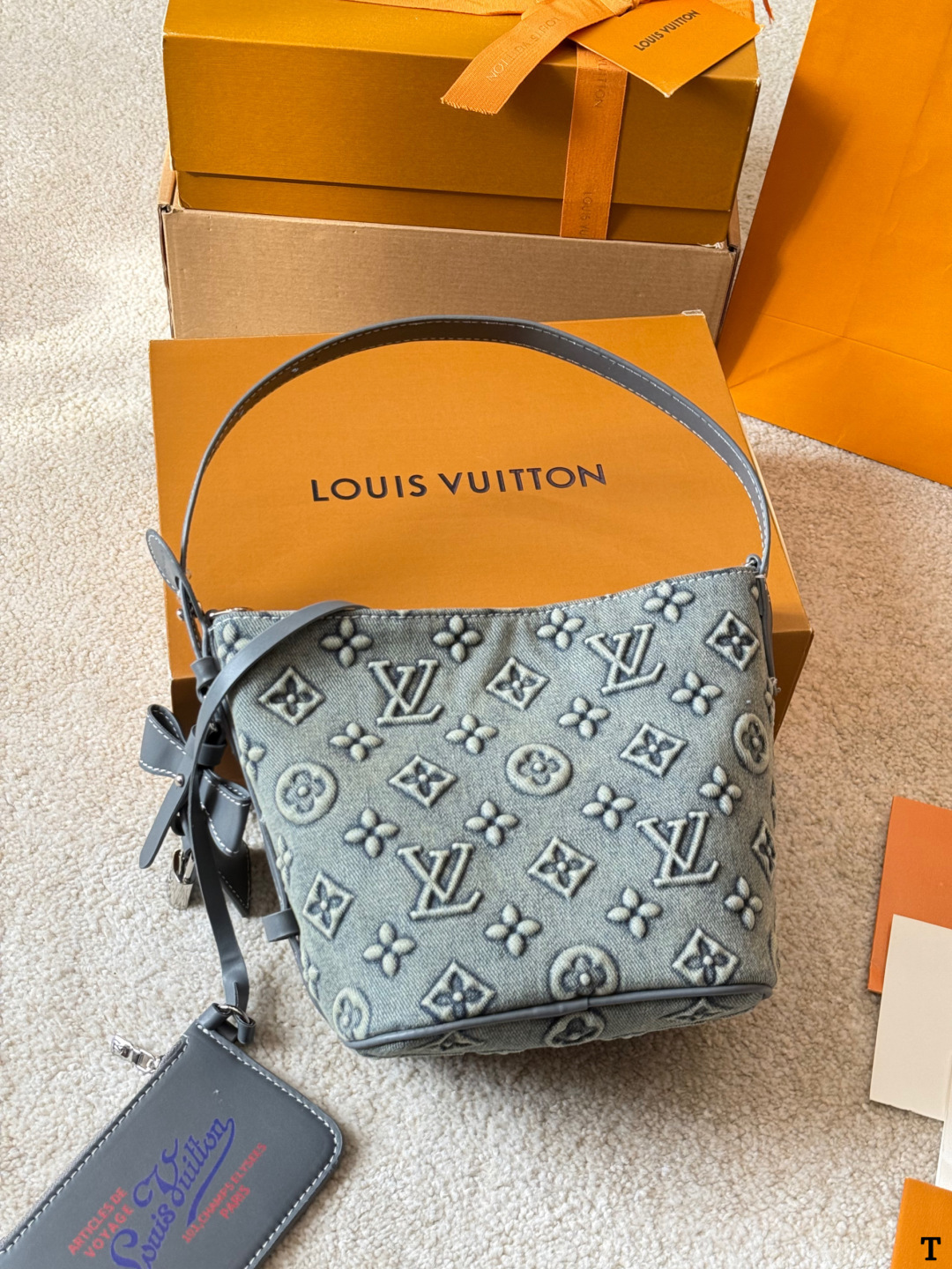 Louis Vuitton Monogram Denim Shoulder Bag