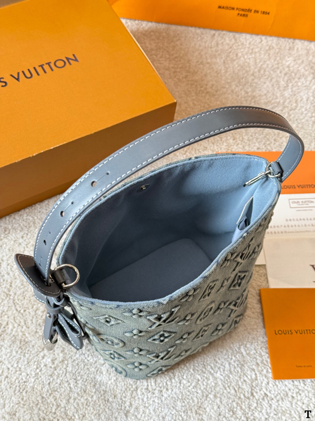 Louis Vuitton Monogram Denim Shoulder Bag
