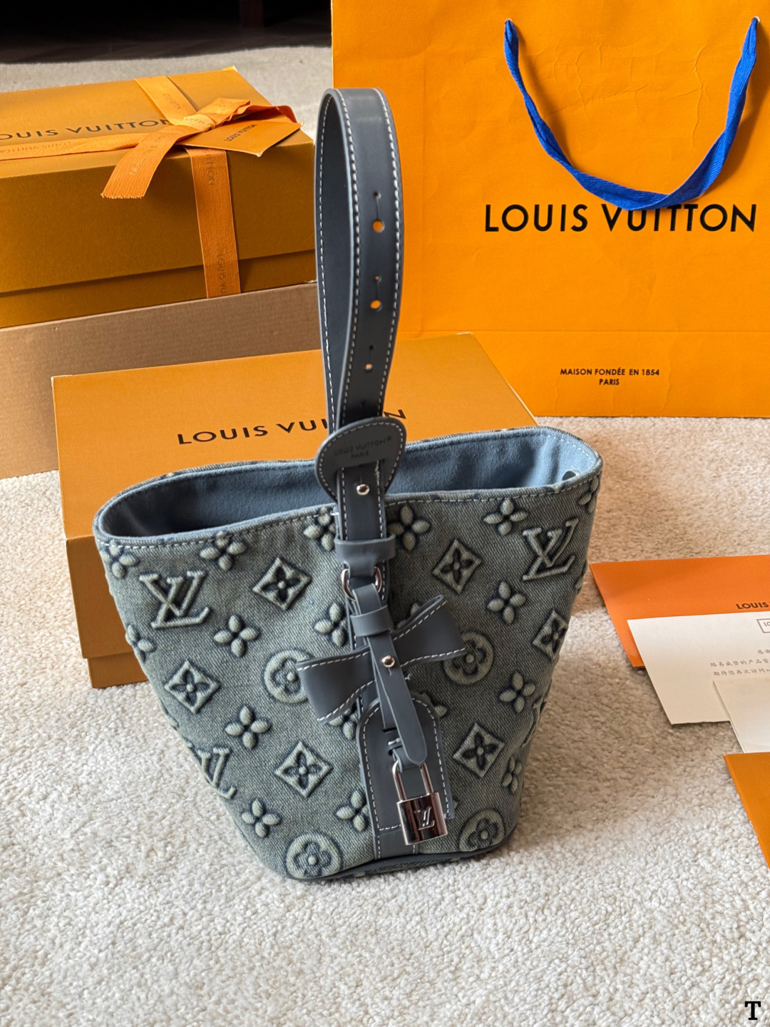 Louis Vuitton Monogram Denim Shoulder Bag