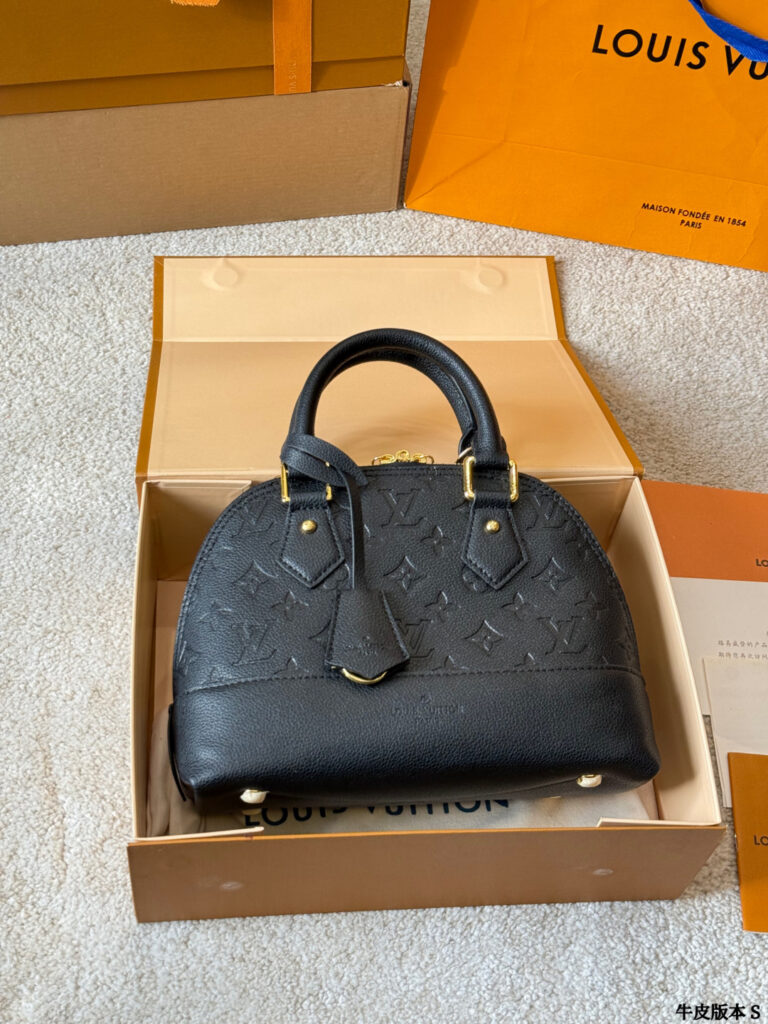 Louis Vuitton Black Leather Handbag editorial product context 1