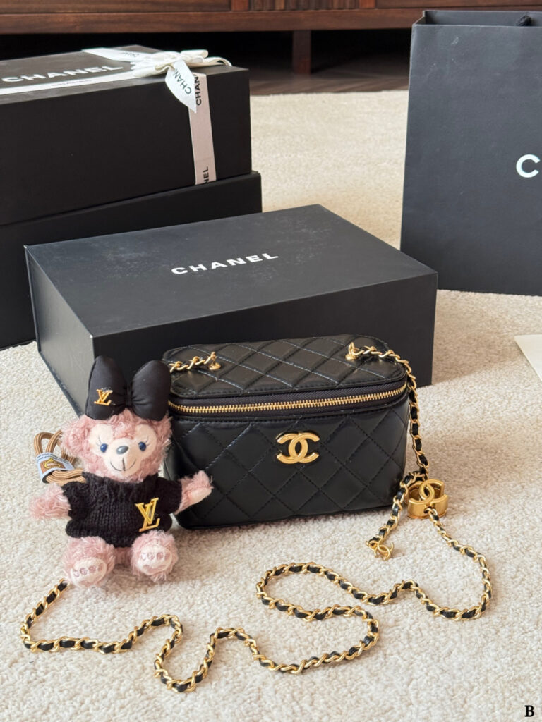 Chanel Black Leather Belt editorial product context 1