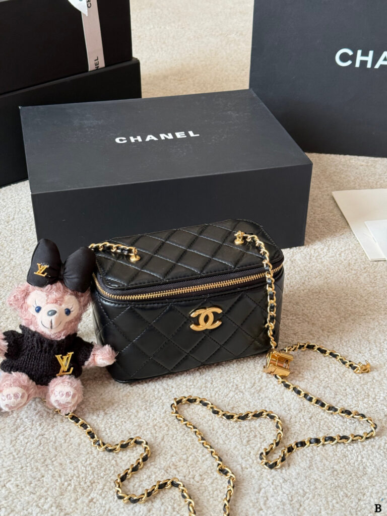 Chanel Black Leather Belt editorial product context 3