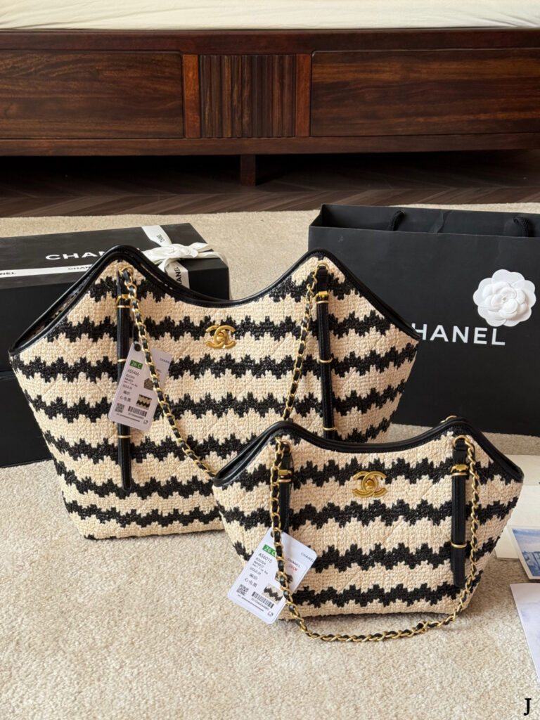 Chanel Metal Black Tote Bag editorial product context 1
