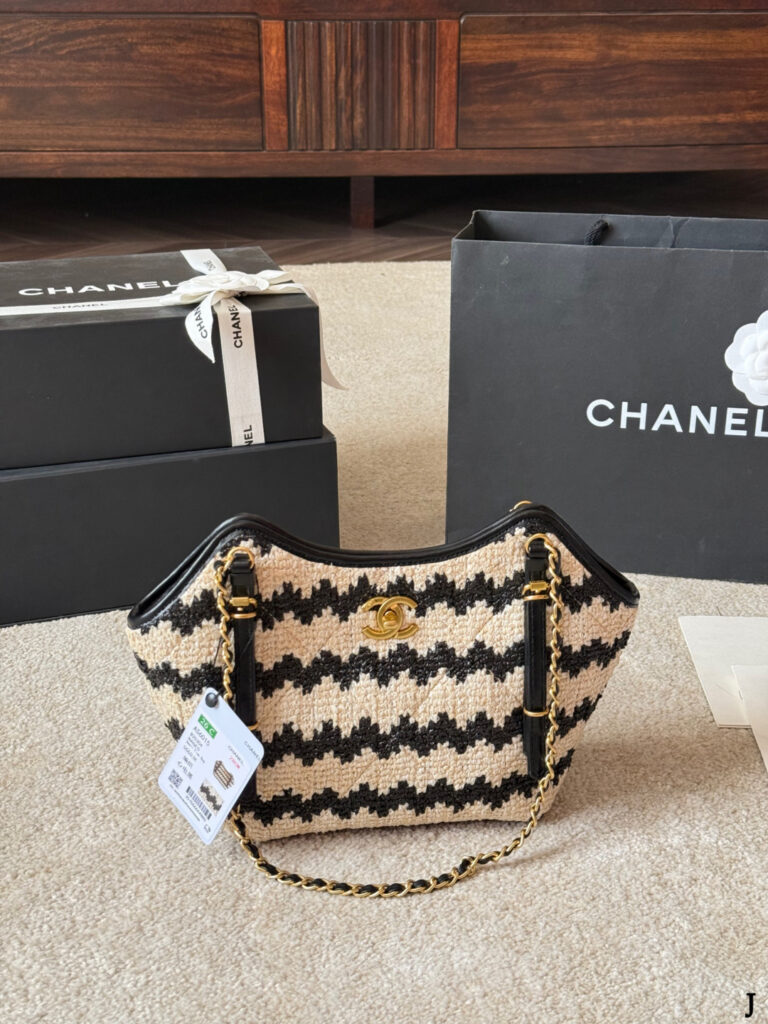 Chanel Metal Black Tote Bag editorial product context 3