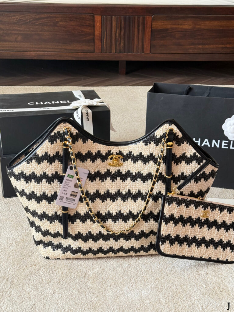 Chanel Metal Black Tote Bag editorial product context 2