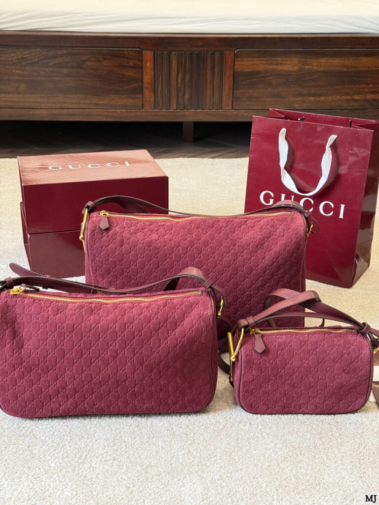Gucci Brown Leather Handbag editorial product context 3