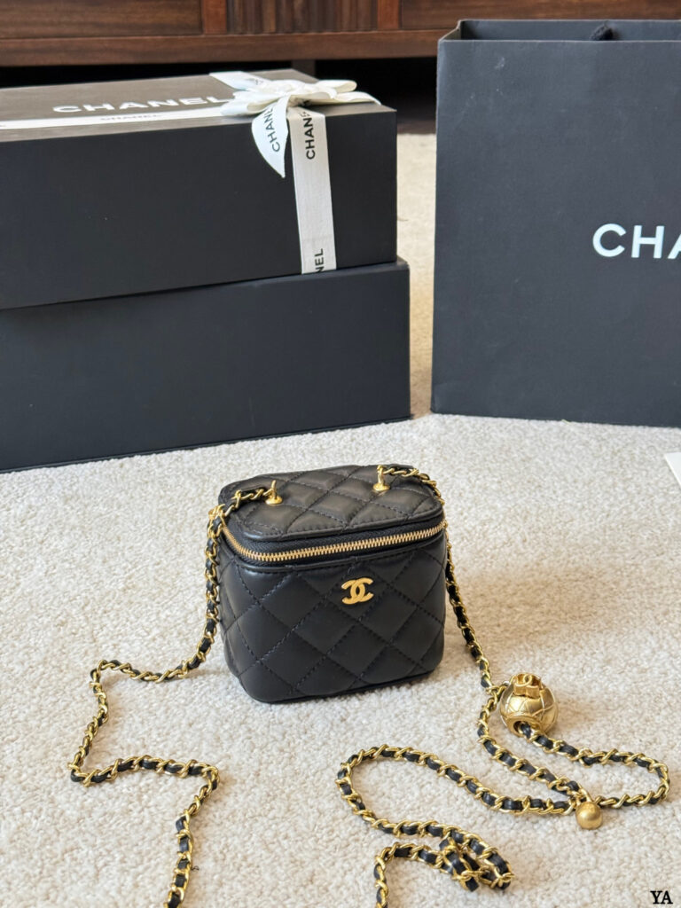Chanel Black Leather Crossbody Bag editorial product context 3