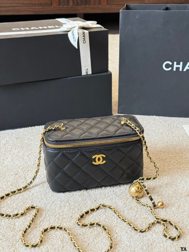 Chanel Black Leather Crossbody Bag editorial product context 2