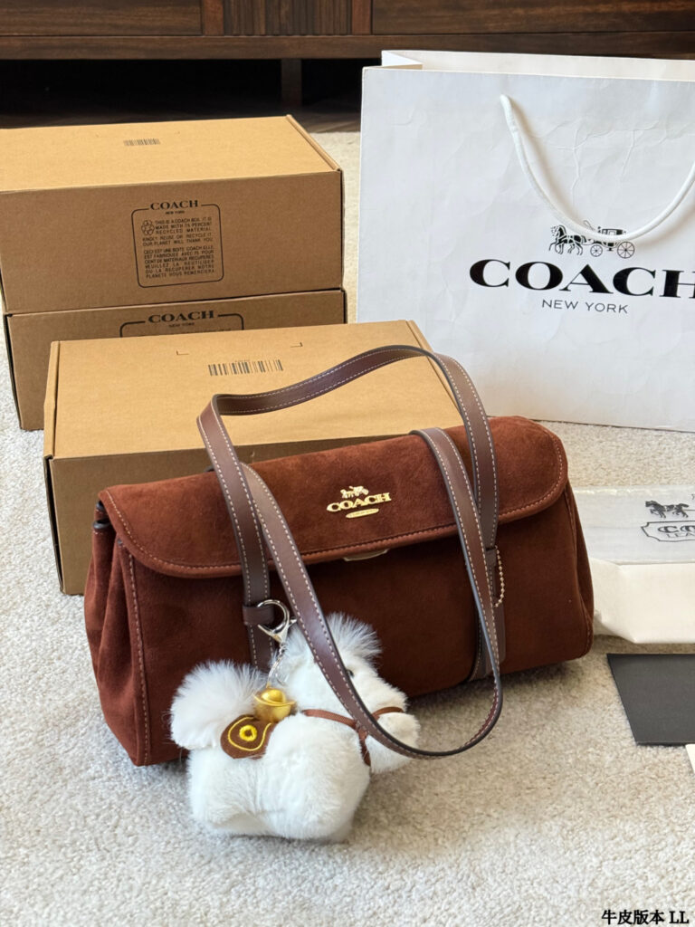 Coach Bridget Black Leather Bag 16 x 12 cm editorial product context 2