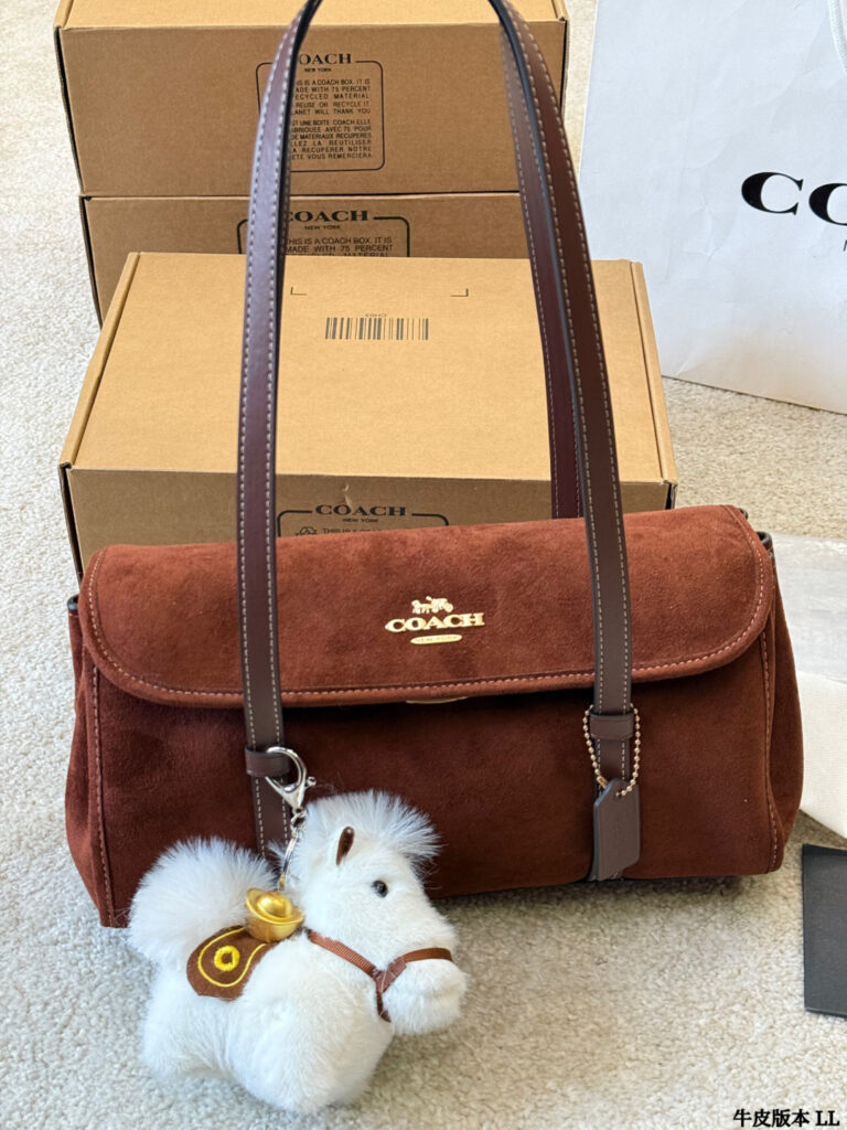 Coach Bridget Black Calfskin Leather Clutch 16 x 12 cm editorial product context 1