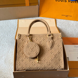 Louis Vuitton Onthego VLL litton Logo Tote Bag