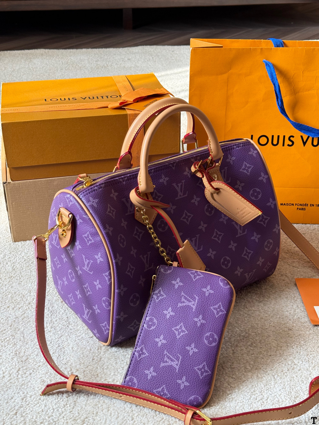 Louis Vuitton p140 Nano Speedy 30 Retiro Handbag