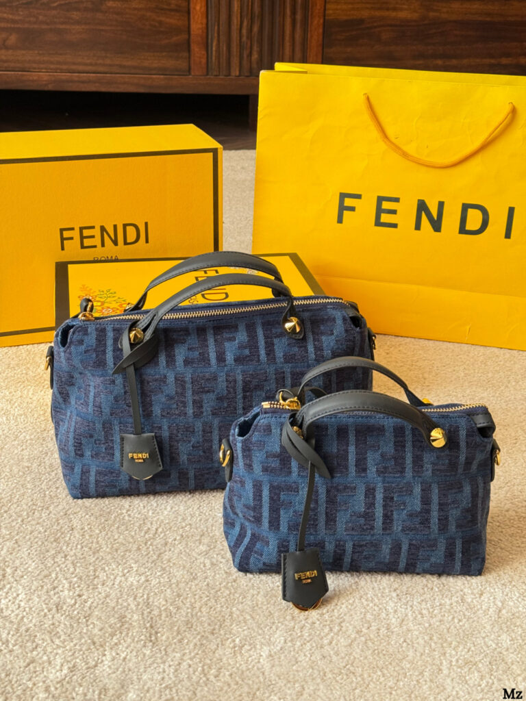 Fendi Cuoio Romano Small Shoulder Bag 14 cm editorial product context 1