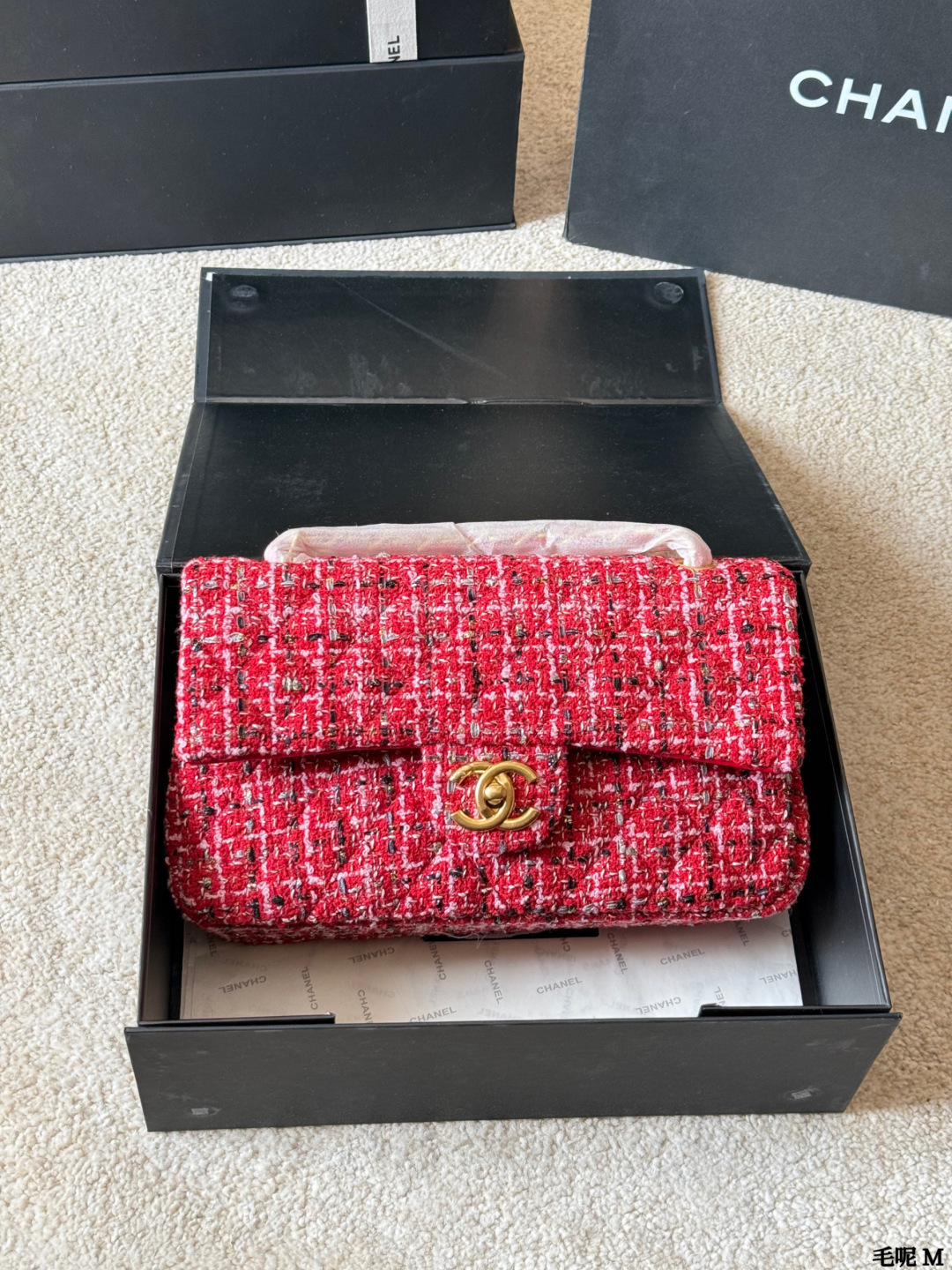 Chanel p135 Chane CF logo Shoulder Bag
