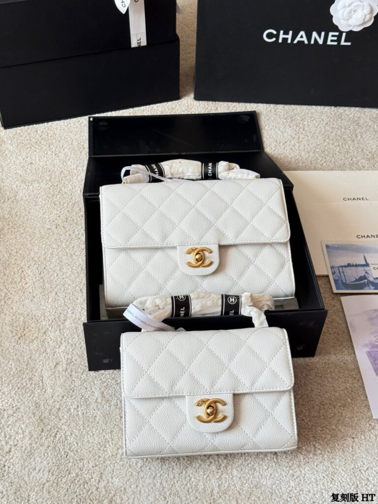 Chanel Black Calfskin Leather Wallet 18 cm editorial product context 3