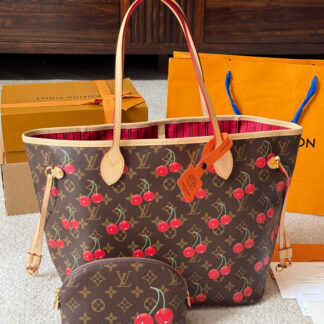 Louis Vuitton p195 Neverfull Monogram 32 Medium Handbag