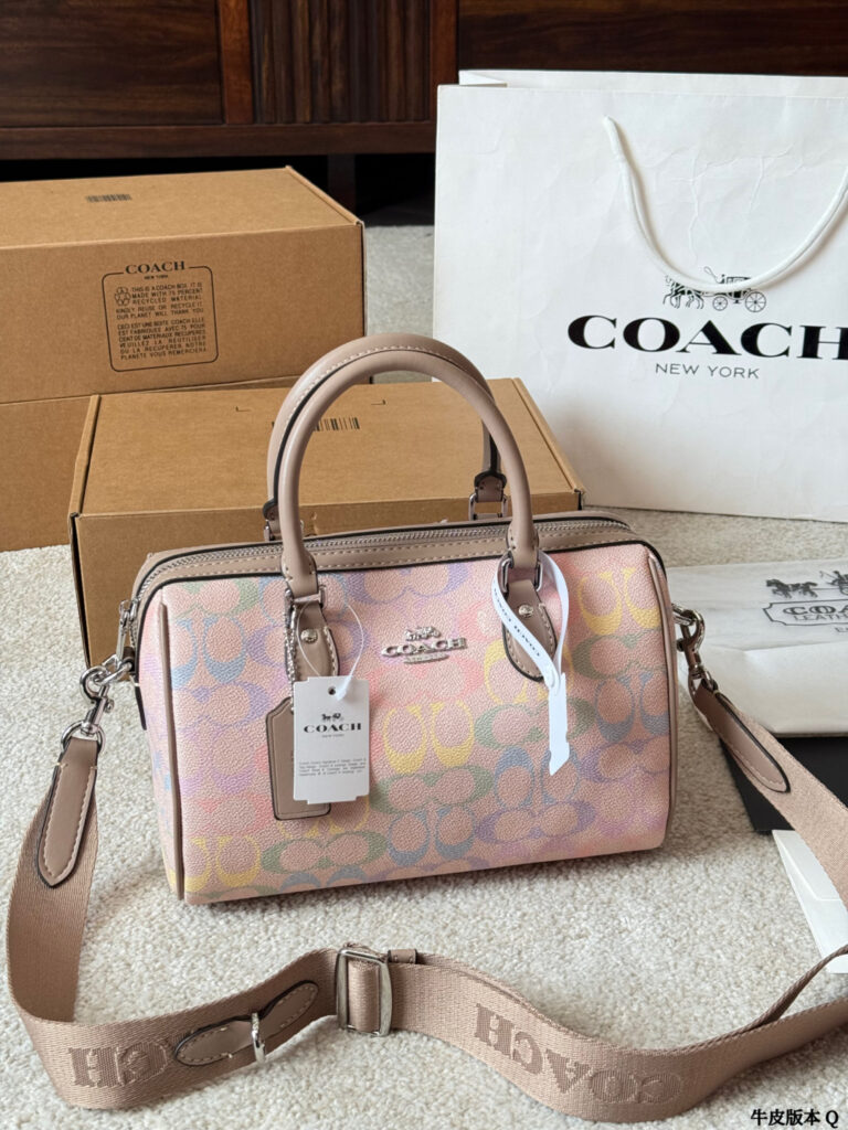 Coach Mini Rowan Ykk 25 Leather Bag 18 cm editorial product context 2
