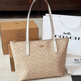 Coach p145 City 33 ACOACH x27x13cm OK Tote Bag