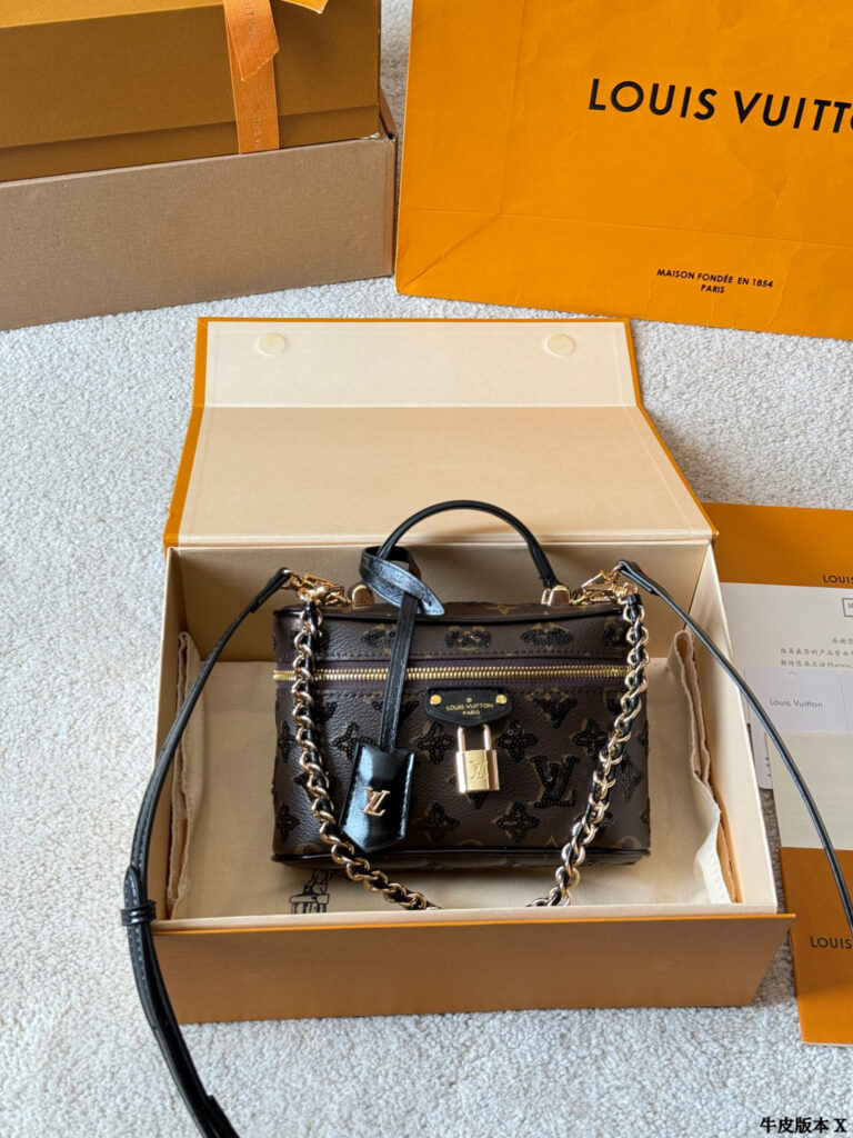 Louis Vuitton Calfskin Leather Crossbody Bag 20 cm editorial product context 1