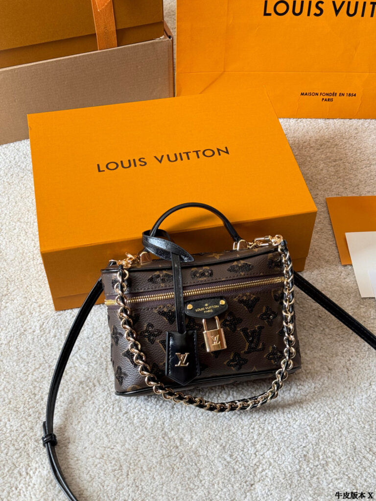 Louis Vuitton Calfskin Leather Crossbody Bag 20 cm editorial product context 2