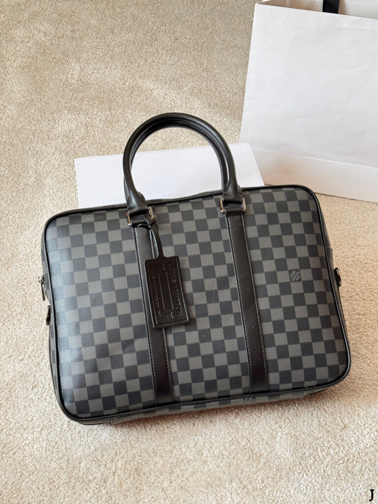 Louis Vuitton Logo 40 Calfskin Leather Crossbody Bag 30 cm editorial product context 1