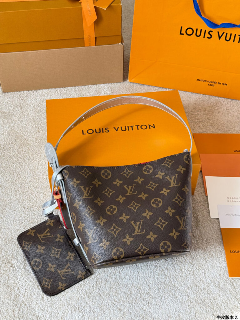Louis Vuitton All Bb Monogram Silver Calfskin Leather Crossbody Bag 18 x 11 cm editorial product context 3