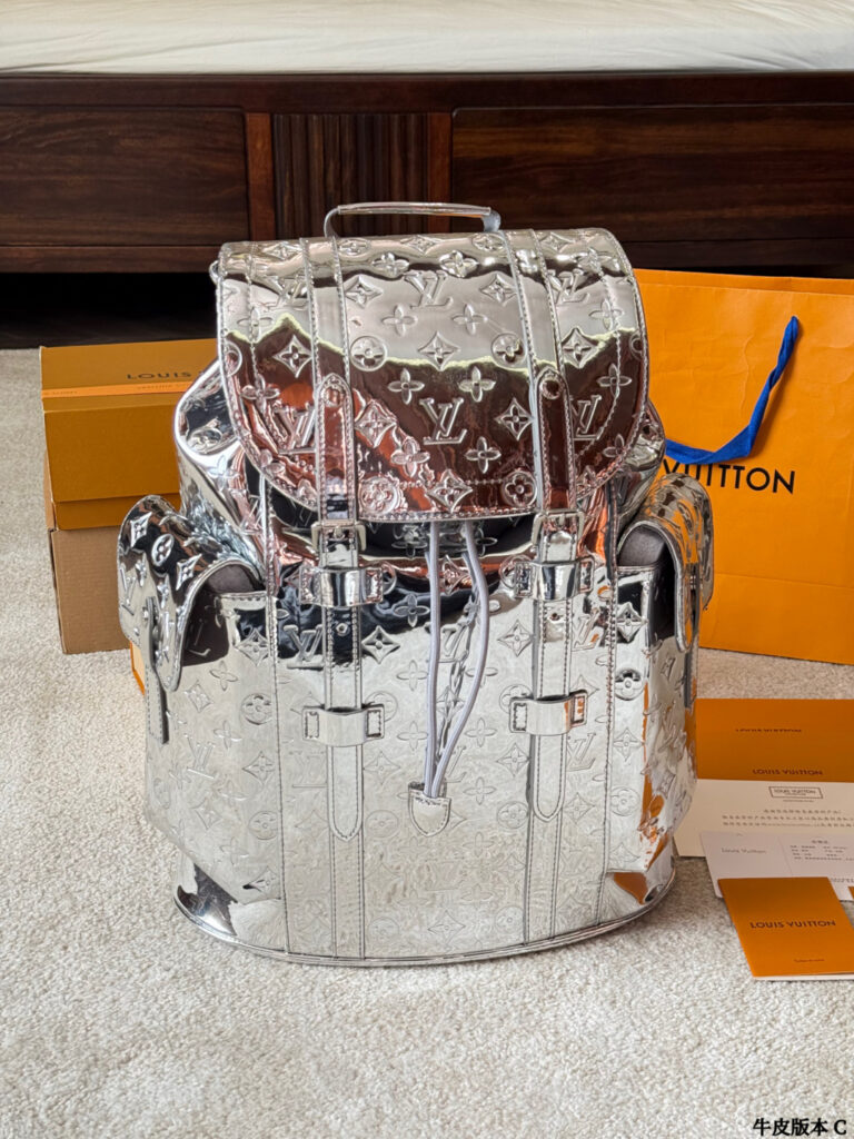 Louis Vuitton Christopher Monogram 33 Calfskin Leather Backpack 43 cm editorial product context 1
