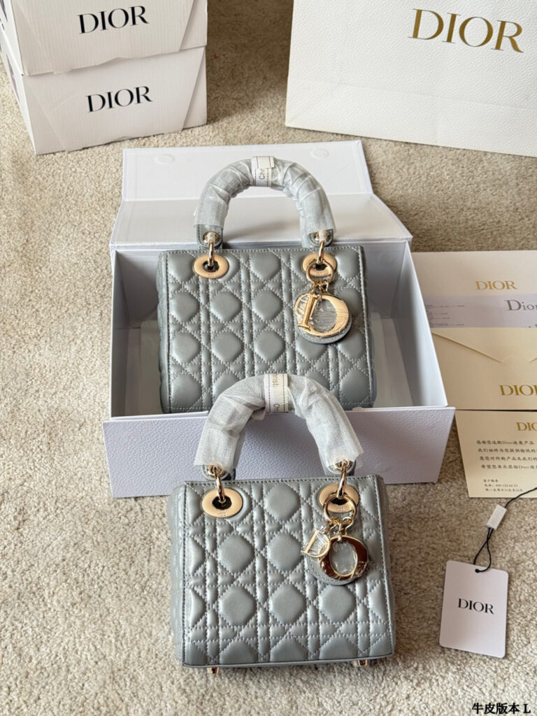 Dior Lady 20 Leather Crossbody Bag 17 cm editorial product context 1