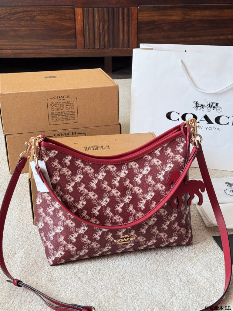 Coach Laurel 28 Leather Bag 25 cm editorial product context 1