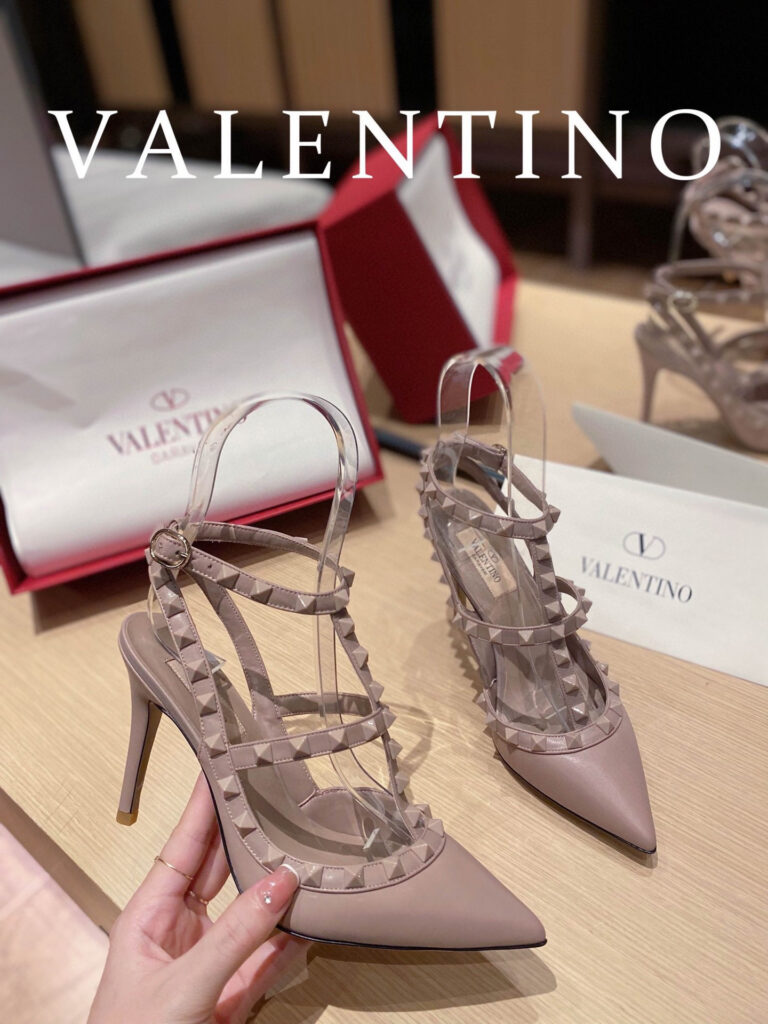 Valentino Rockstud Sandal Sandals editorial product context 1