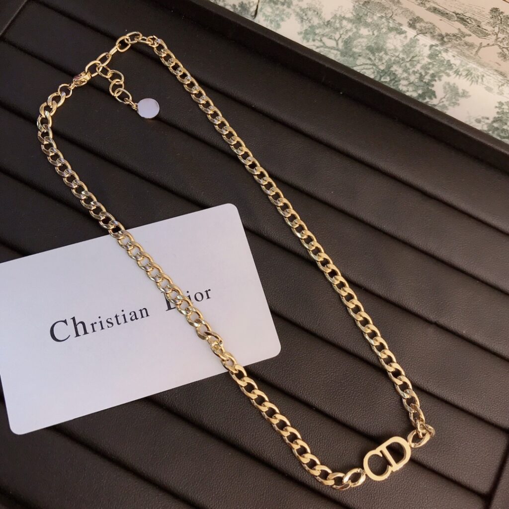 Designer Cd Necklace editorial product context 1