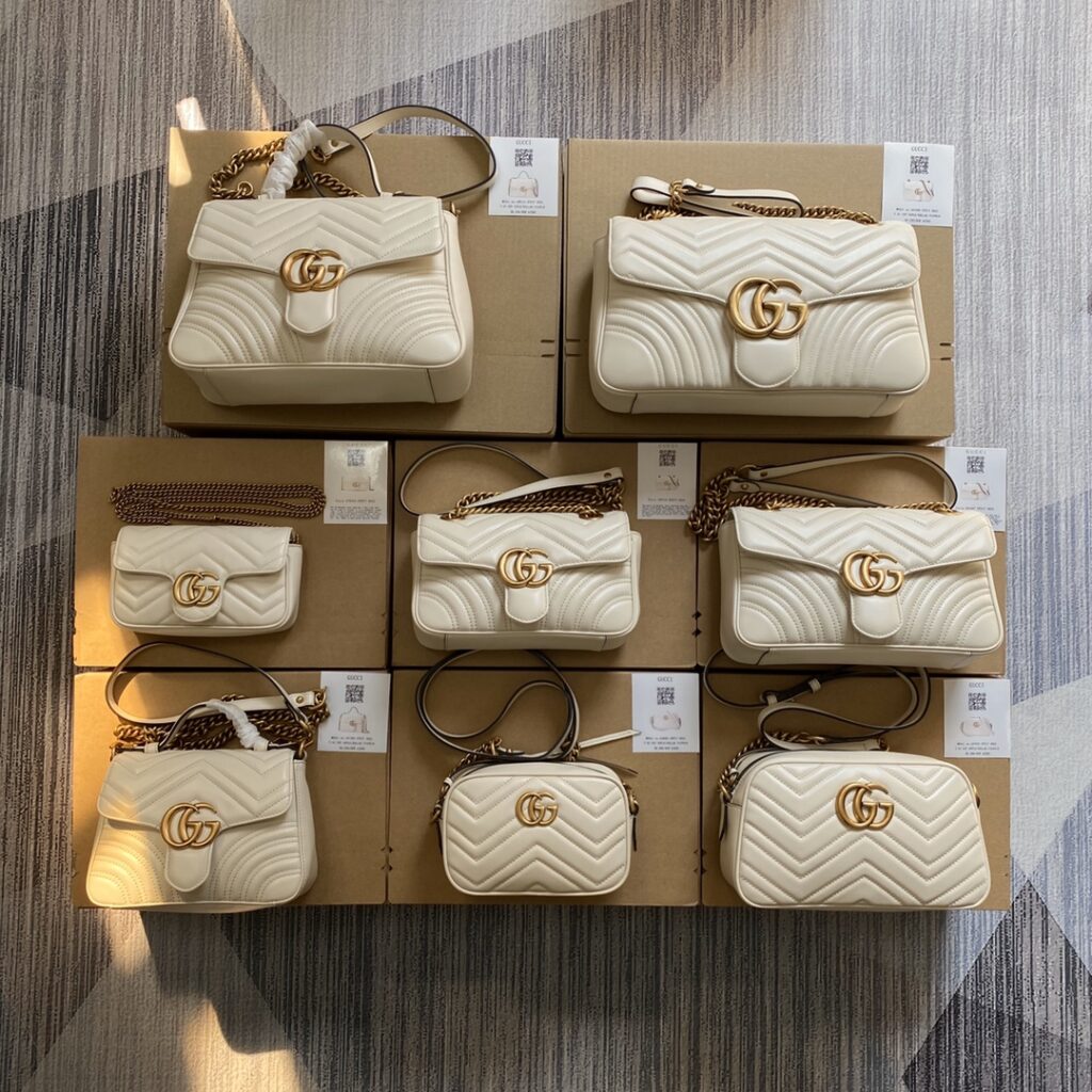 Gucci Gg Marmont Leather Handbag editorial product context 1