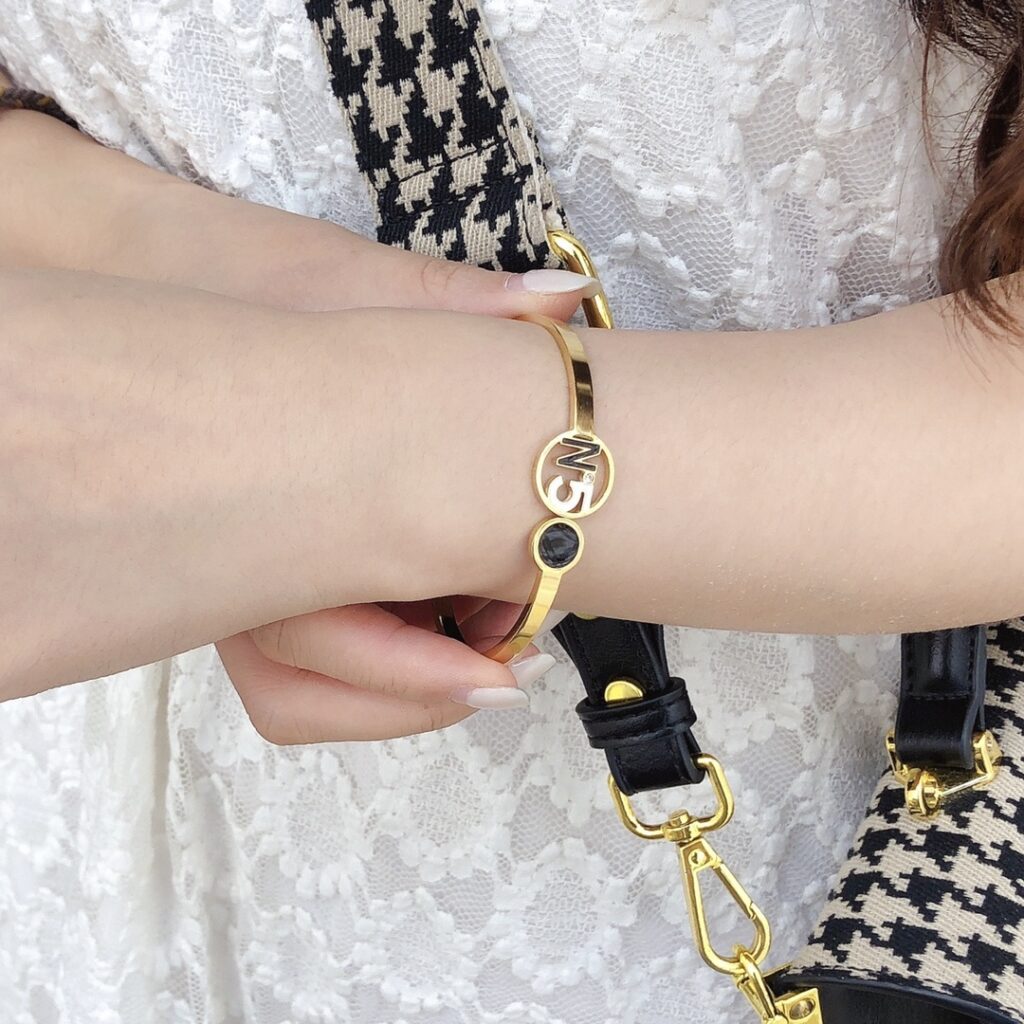 Designer N5 Necklace editorial product context 3