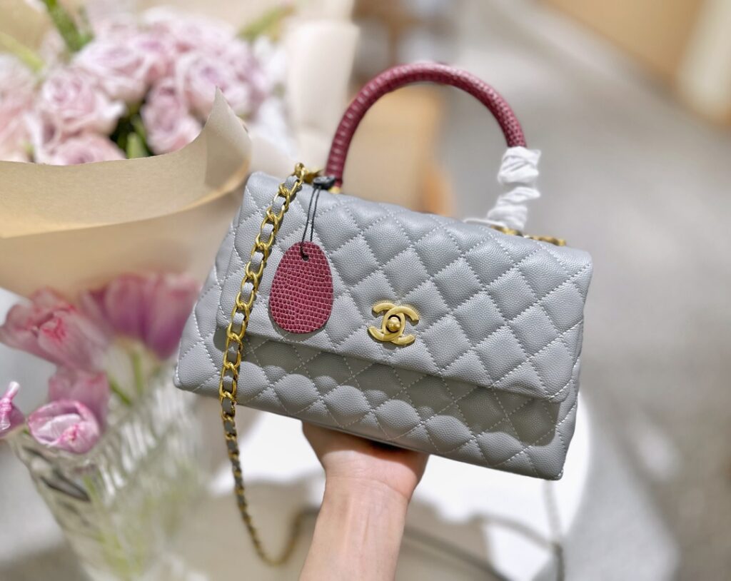 Chanel Coco Handle Hass 28 Leather Bag editorial product context 2