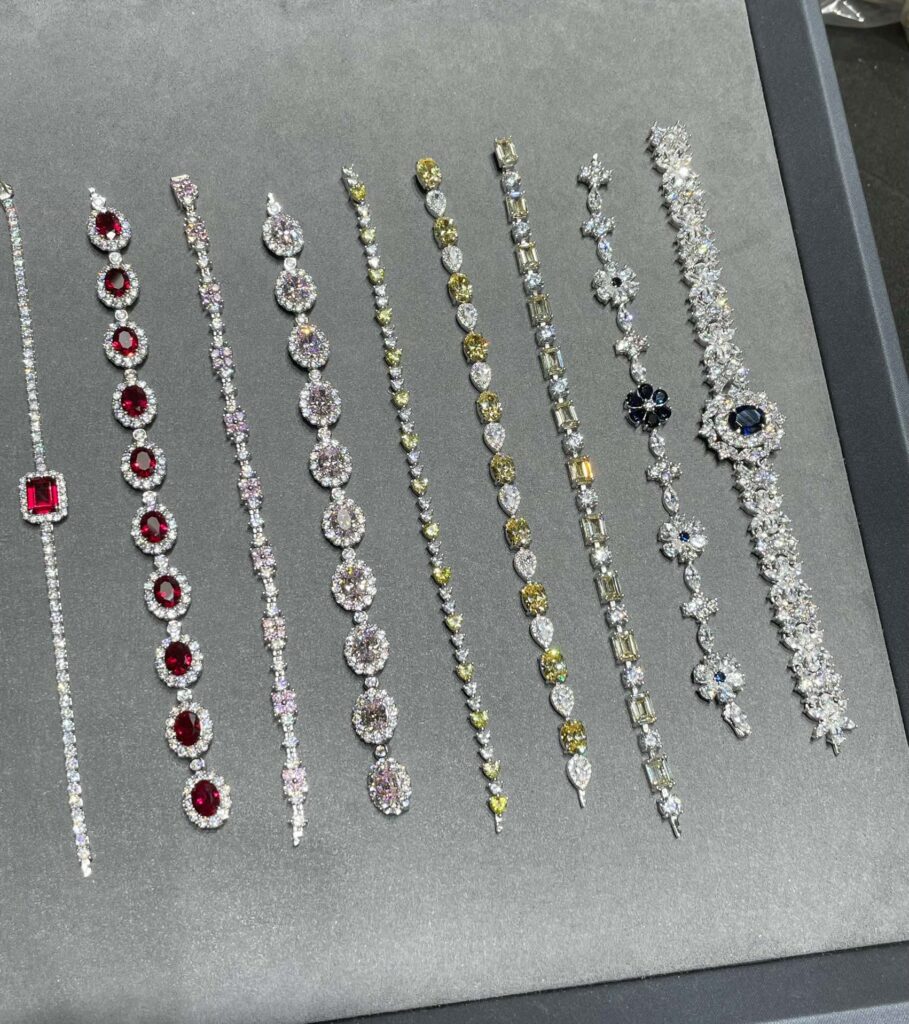 Designer Curated Collection Of Bracelets Featuring White Bracelet editorial product context 3