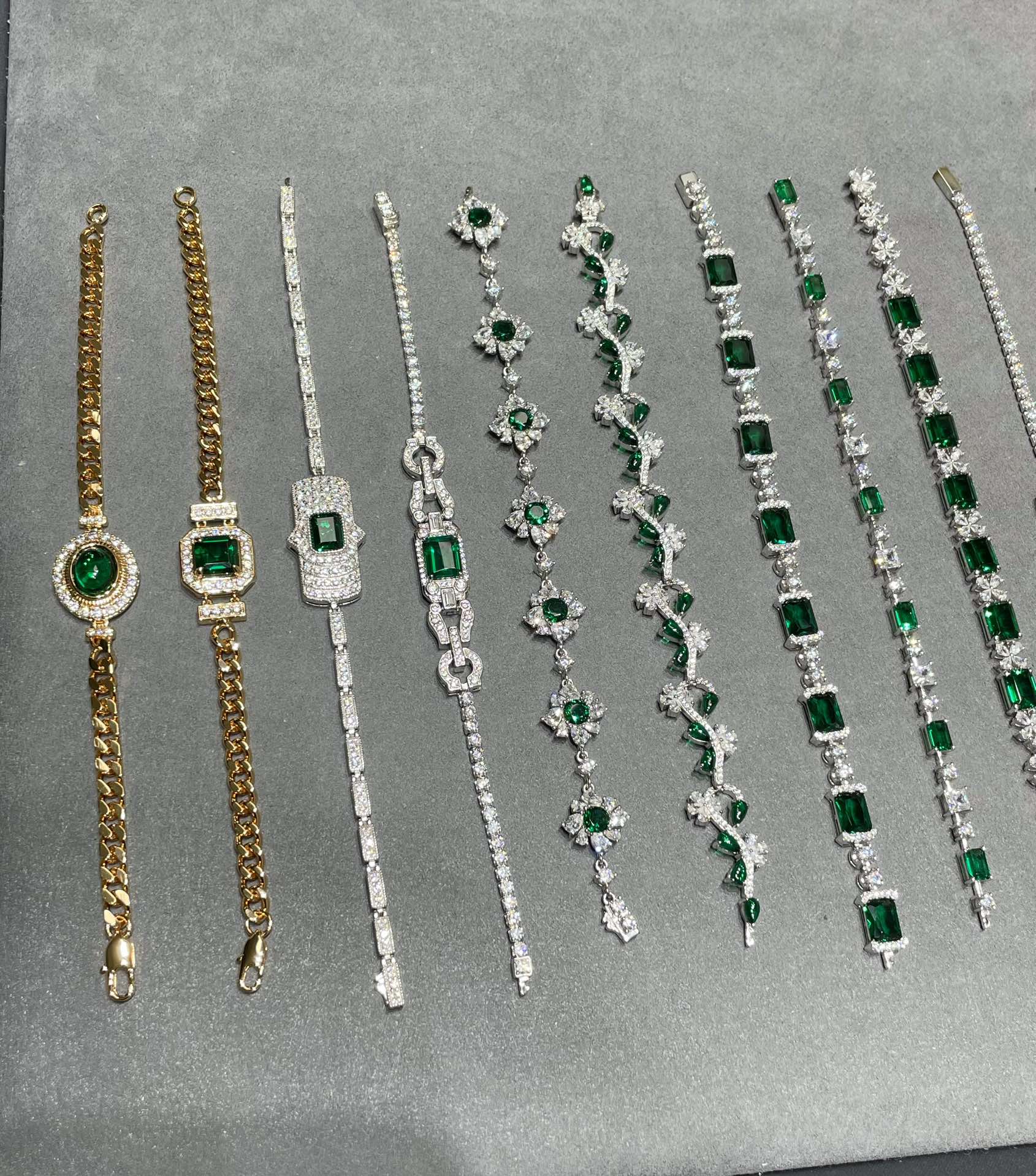 Designer Unknown curated collection OF bracelets featuring