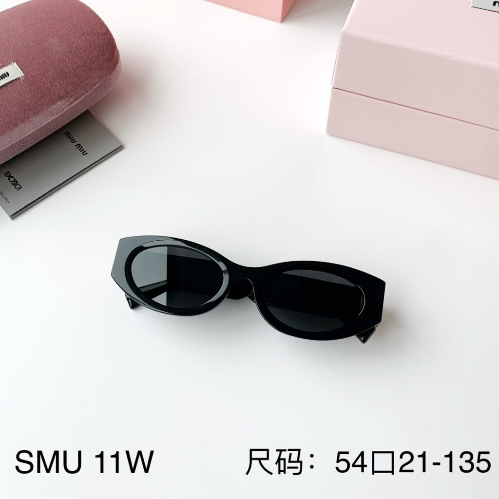 Miu Miu Sunglasses Black Piece editorial product context 1