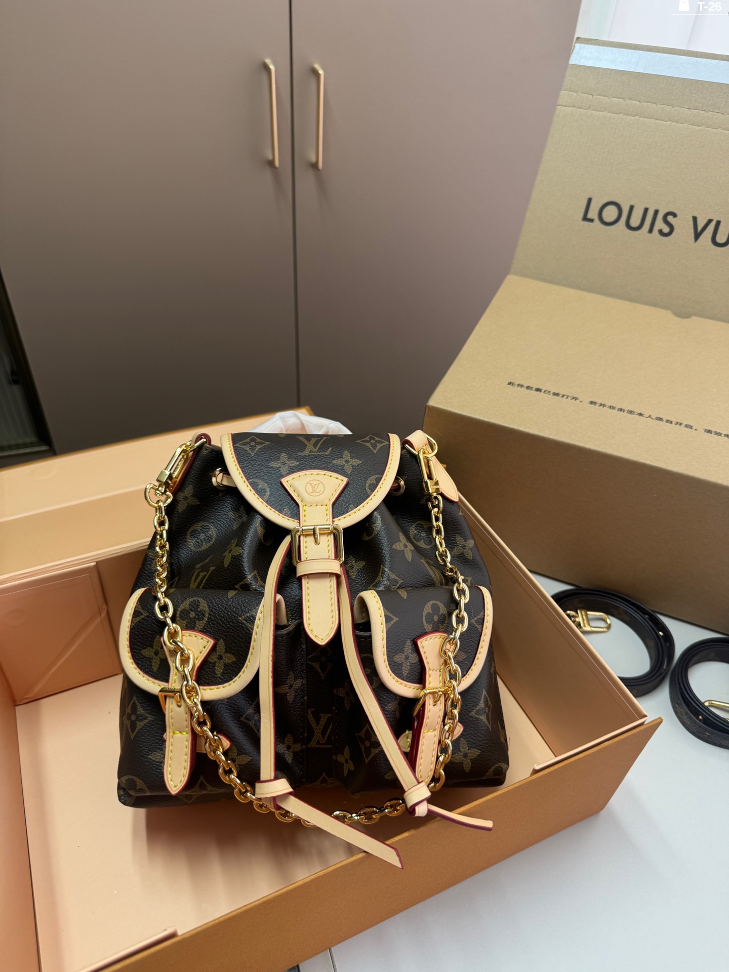 Louis Vuitton p160 Duma 2024 BB T-26-2 22 23 Small Backpack