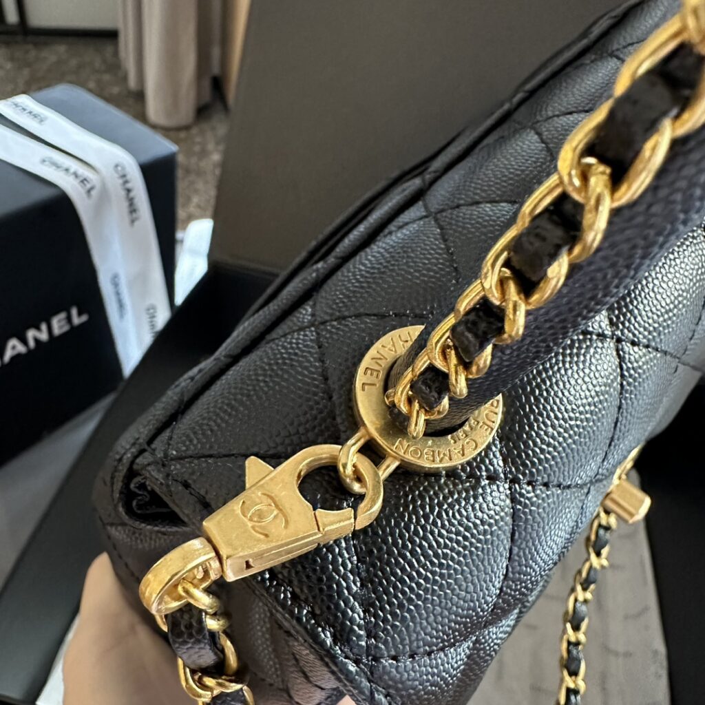 Chanel Coco Handle Hass Leather Bag 20 cm editorial product context 3