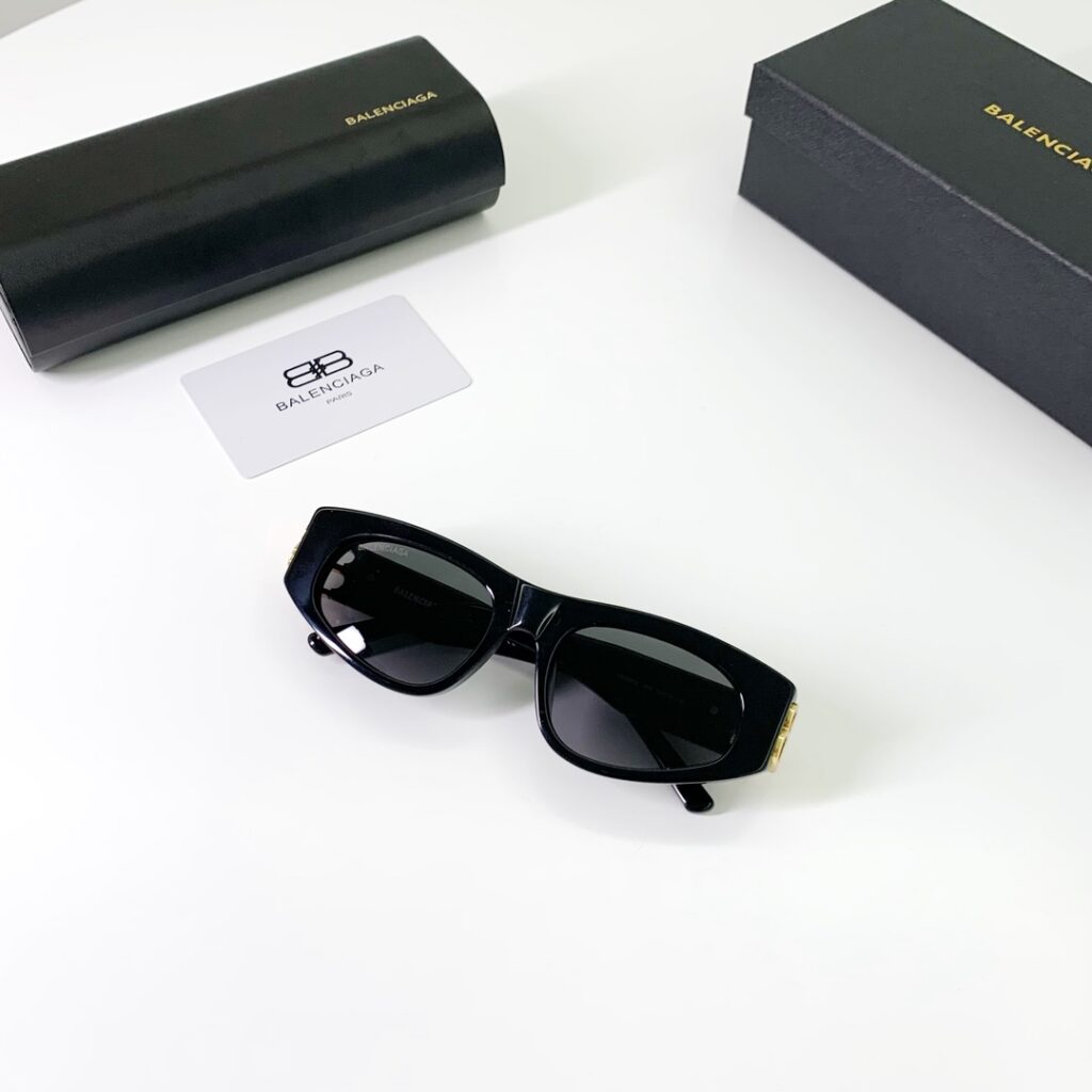 Balenciaga Metal Black Ring editorial product context 1