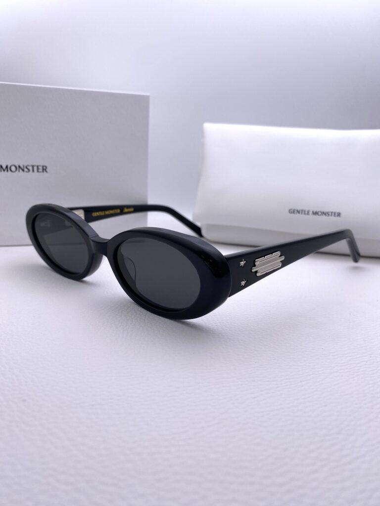 Gentle Monster Sunglasses Black Piece editorial product context 2