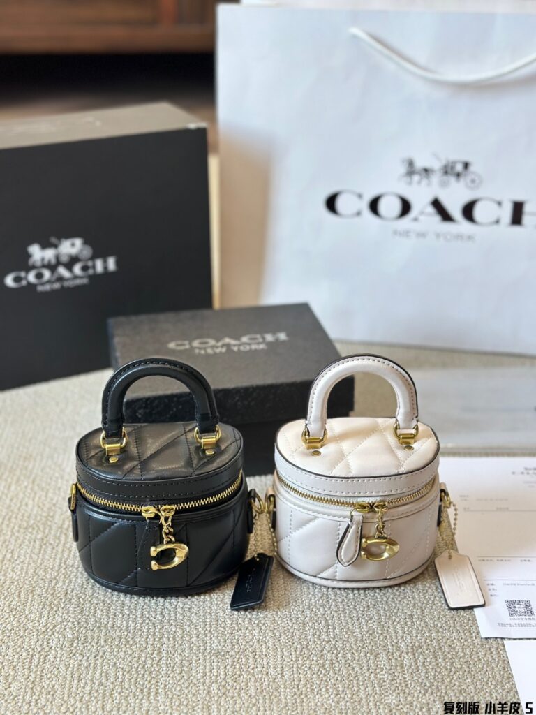 Coach Leather Bag 11 x 9 cm editorial product context 1