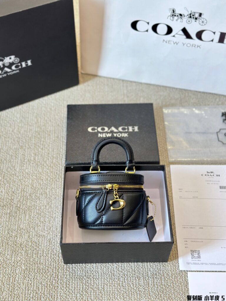 Coach Leather Bag 11 x 9 cm editorial product context 3