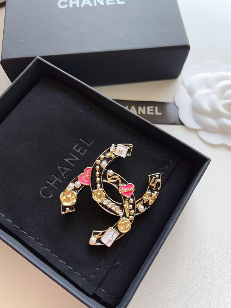 Designer D162 Brooch editorial product context 3