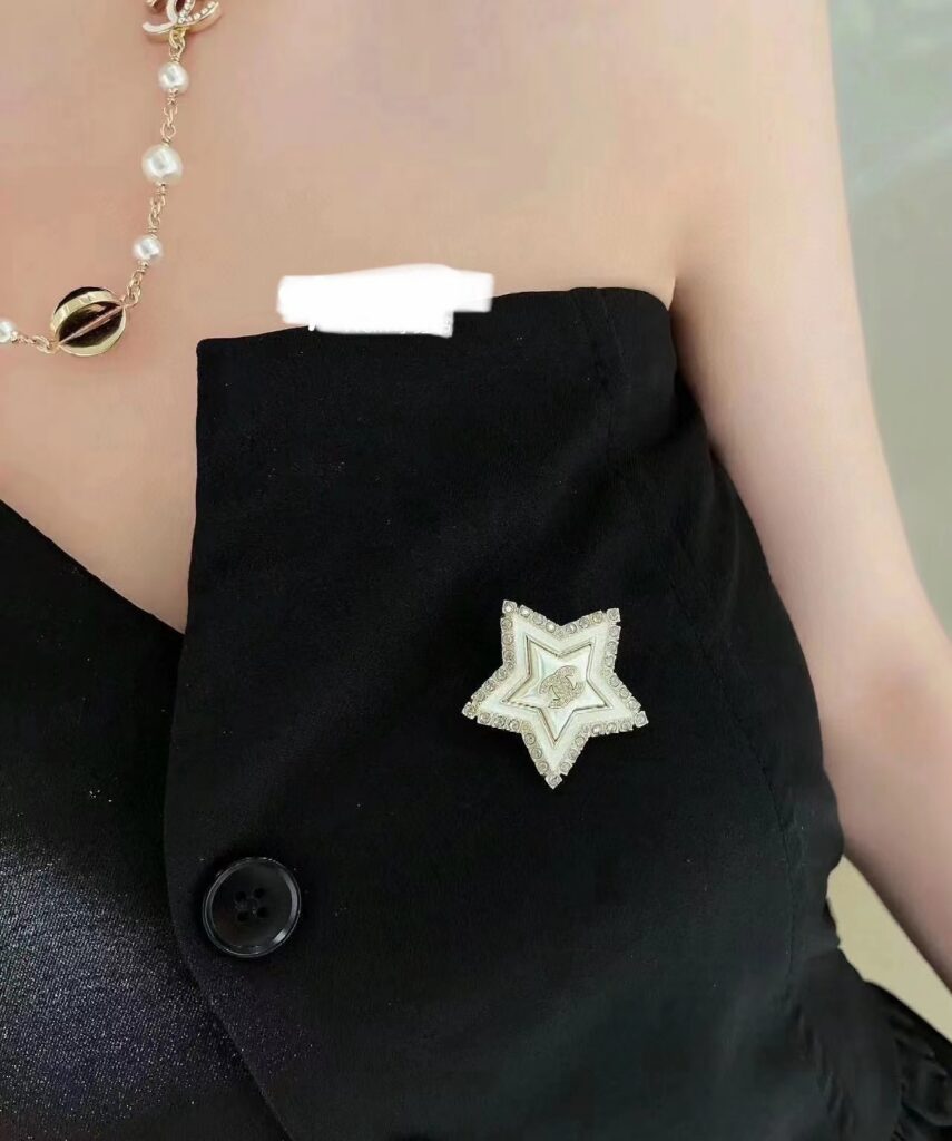 Designer D166 Brooch editorial product context 2