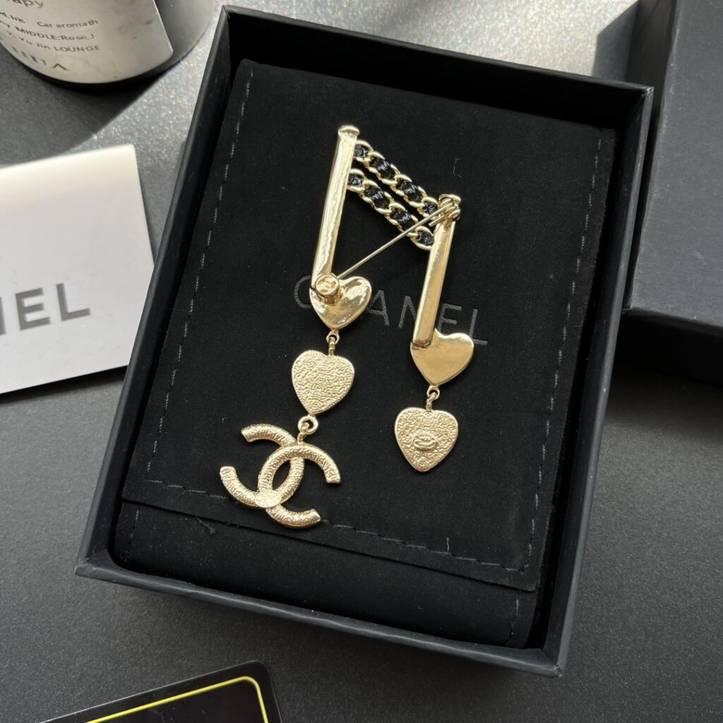 Designer D169 Brooch editorial product context 2