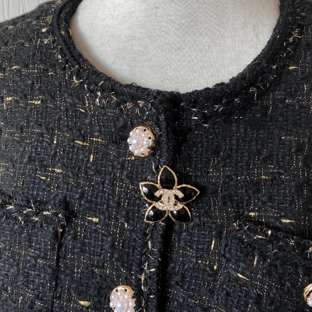 Designer D144 Brooch editorial product context 3