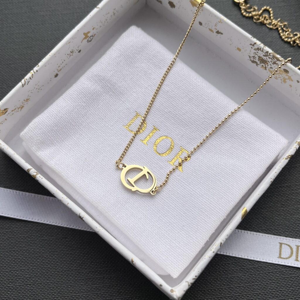 Designer Cd Necklace editorial product context 1