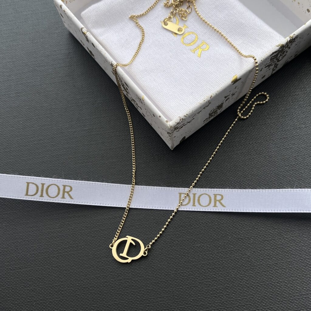 Designer Cd Necklace editorial product context 2