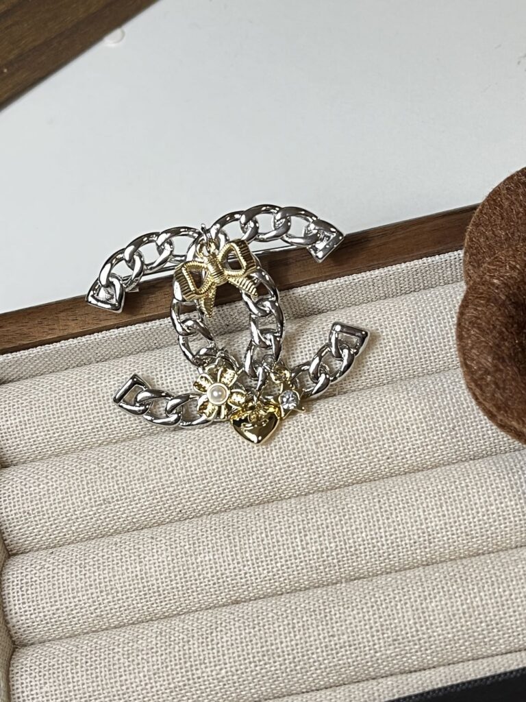 Designer D173 Brooch editorial product context 3